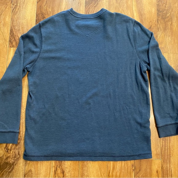 Blue Eddie Bauer Henley - Picture 8 of 10